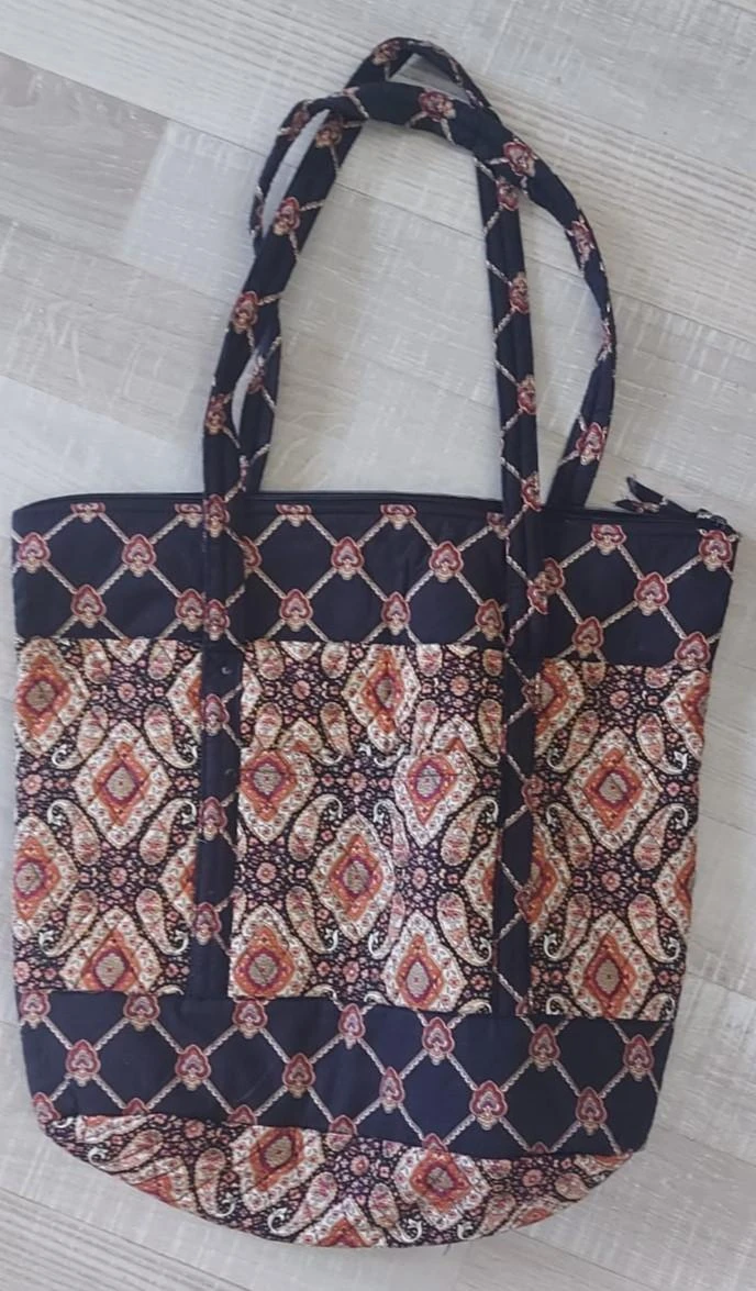 Large tote bag with paisley pattern – photo 2